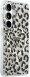 Etui Guess IML Leopard Print Triangle MagSafe do Samsung Galaxy S26 Black (3666339613884) - obraz 4