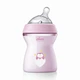 Пляшечка пластик Chicco Natural Feeling NEW, 250 мл, 2м+, колір рожевий (81323.10) - зображення 1