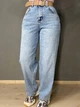 Джинсы женские Dragon 8332 skater baggy jeans с ремнем бананы 30 голубые - изображение 6