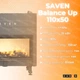 Стальная каминная топка SAVEN Balance Up 110х50 ECO 15 кВт с гильотиной - изображение 4