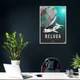 Постер Элита, Elite:Dangerous, Beluga, постер для геймера, космический корабль, sci-fi, A3 42×30 см (id3328) - изображение 4