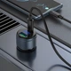 Автомобильное зарядное устройство 45W QC3.0 Hoco QC3 Metal Gray - изображение 6