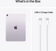 Tablet Apple iPad Air 11" M4 2026 Wi-Fi 256GB Purple (MH394TY/A) - obraz 10