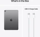 Планшет Apple iPad Air 11" M4 2026 Wi-Fi + Cellular 128GB Space Grey (MH784TY/A) - изображение 10