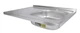 Мойка для кухни Brinex 6080-R Satin 0.6 мм (BRIN6080RSAT06) накладная - изображение 3