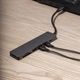 Type-C-Хаб Proove Iron Link 6 in 1 (2*USB3.0 + SD/TF + RJ45 + HDMI) silver - изображение 5