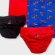 Комплект білизни Primark набір білизняний майка 2 шт. + труси 2 шт. SpiderMan Людина Павук 116 см (5-6 років) червоний, чорний, синій - изображение 3