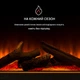 Електрокамін KLARSTEIN Studio Light & Fire 1 Smart Kamin МДФ 1000-2000 Вт Білий (10032725) - зображення 7