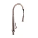 Змішувач для кухні Qtap Evicka з висувним виливом QTEVI91103UN Brushed Nickel PVD - зображення 3