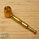 Курительная трубка металлическая Boss Pipe 420 Gold + Zip пакет в подарок - изображение 5