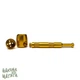 Курительная трубка металлическая Boss Pipe 420 Gold + Zip пакет в подарок - изображение 7