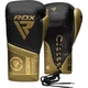 Боксерские перчатки RDX BOXING GLOVES MARK PRO FIGHT TRI KORTA 1 Черный, Золотой 8 унций (BGM-PFTK1G 8) - изображение 1