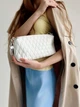 Кросс-боди из плетеной кожи ARTiS Bags 648 4821-5113 Белая - изображение 3