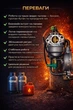 Двопаливний економічний газовий карбюратор для бензогенератора 188F 6 кВт комплект запчастин з газовим редуктором для інверторного генератора та бензинових двигунів на пропан-бутан газ бензин - зображення 2