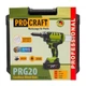 Акумуляторний заклепувальний пістолет Procraft PRG20 Universal з 2 АКБ 20/4 та зарядним пристроєм у кейсі - изображение 9