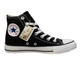 Кеди Converse All Star Black Hi 42 (чорно-білі високі) - зображення 2