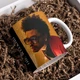 Чашка черная хамелеон с блестками матовая The weeknd 330 мл (ЗВ01282) - изображение 1