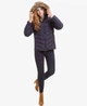 Женская пуховая куртка U.S. Polo Assn. с меховым капюшоном в американском стиле. Dark Navy. XS синяя - изображение 2