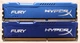 Память 8Gb (2*4GB) DDR3 1600 MHz Kingston Fury Blue с радиатором (HX316C10F/8) 2 планки по 4ГБ - изображение 2
