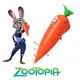Зверополис ручка-диктофон морковка Джуди Гопс Disney Zootopia 15см запись нажатием кнопки, воспроизведение zoo123 - изображение 2