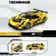 Авто-конструктор машинка Techniacue игрушечный гоночный автомобиль 491 деталь, желтый 715320 - изображение 1