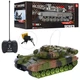 Танк на радиоуправлении Star Toys 1:18 поворотная башня, звук мотора и выстрела, световая имитация стрельбы XJ13-A - изображение 7