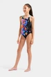 Купальник для дівчаток Arena PAINTING SWIMSUIT V BACK 010744-580 14 164 см Чорний - зображення 3