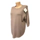 Женский джемпер-американка ажурная XL-2XL мокко - изображение 1