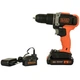 Дриль-шурупокрут акумуляторний BLACK+DECKER, ударний, 18 В, 45 Нм, 2-ох швидкісна 0-360/0-1400 об/хв, 21000 уд/хв, патрон 1-10 мм, - изображение 2