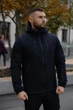Мужская куртка Intruder Reef Softshell на микрофлисе с шевроном демисезонная с 10 карманами и капюшоном синяя/XL - изображение 3