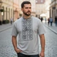 Футболка вишиванка чоловіча Легенда XL Сіра - зображення 1