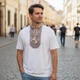 Футболка вишиванка чоловіча Айсберг XXXL Молочна - зображення 1