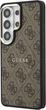 Etui plecki Guess 4G Embossed Ring MagSafe do Samsung Galaxy S26 Ultra Brown (3666339614119) - obraz 2