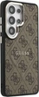 Etui plecki Guess 4G Embossed Ring MagSafe do Samsung Galaxy S26 Ultra Brown (3666339614119) - obraz 4