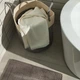 Корзина для хранения с ручками MBM HOME TH-14 GRAY/WHITE серо-белая - изображение 8