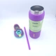 Пляшка термос Owala FreeSip Violet Mint 710 мл з нержавіючої сталі, спортивна з трубочкою - зображення 6