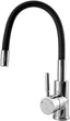 Кухонна мийка Kernau KGS A 50 1B1D Graphite з краном KWT ​​29 Elastic Black - зображення 2