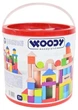 Klocki drewniane Woodyland w wiaderku 100 elementów 09056 (8591864909056) - obraz 1