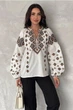 Жіноча вишиванка Мозаїка біла 3XL - изображение 4