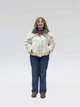 Двухсторонняя женская демисезонная куртка Max Mara (Vivilona) 2727 Молочный/шоколадный, L - изображение 2