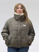 Двухсторонняя женская демисезонная куртка Max Mara (Vivilona) 2727 Молочный/шоколадный, L - изображение 5