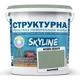 Краска цветная СТРУКТУРНАЯ Skyline 4020-G30Y Шалфей 8 кг - изображение 1
