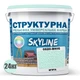 Краска цветная СТРУКТУРНАЯ Skyline 0520-B90G Мята 24 кг - изображение 2