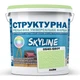 Краска цветная СТРУКТУРНАЯ Skyline 0540-G50Y Лайм 24 кг - изображение 1