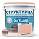 Краска цветная СТРУКТУРНАЯ Skyline 0530-Y70R Персиковый 16 кг - изображение 2