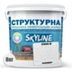 Краска цветная СТРУКТУРНАЯ Skyline 0300-N Пломбир 8 кг - изображение 2