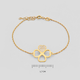 Серебряный браслет с позолотой Minimal 4630п - изображение 6