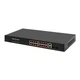 Комутатор GreenVision GV-022-D-16G+2PG+2SFP 16FE PoE+ 2GE Uplink 2SFP Black - зображення 1