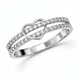 Кольцо серебряное фантазия с фианитами Silver Style 17.5 р. (10671.12 sku:2300103579785) - изображение 1