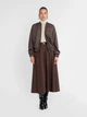 Бомбер жіночий коричневий у клітину трикотажний Arber Bomber jacket WH1 WKR-37 XS коричневий (W17.01.39.531) - изображение 2
